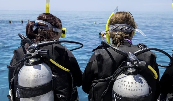 Iguana Divers shop interior with dive gear and equipment in Santa Teresa